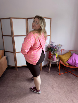 BLUZA BACK (POMARAŃCZOWA, ZIELONA, SZARA)