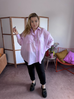 KOSZULA OVERSIZE POLSKA PRODUKCJA (ŻÓŁTA,FIOLET, ZIELEŃ)