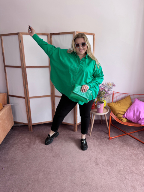 KOSZULA OVERSIZE POLSKA PRODUKCJA (ŻÓŁTA,FIOLET, ZIELEŃ) KOSZULA OVERSIZE POLSKA PRODUKCJA (ŻÓŁTA,FIOLET, ZIELEŃ)