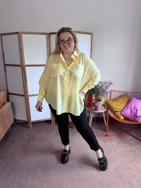 KOSZULA OVERSIZE POLSKA PRODUKCJA (ŻÓŁTA,FIOLET, ZIELEŃ) KOSZULA OVERSIZE POLSKA PRODUKCJA (ŻÓŁTA,FIOLET, ZIELEŃ)