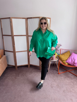 KOSZULA OVERSIZE POLSKA PRODUKCJA (ŻÓŁTA,FIOLET, ZIELEŃ)