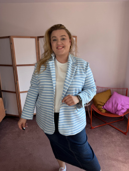 MARYNARKA BAWEŁNIANA PASKI 2 KOLORY (POLSKA PRODUKCJA)