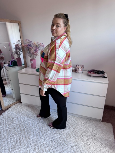 LEGGINSY FLARY PRĄŻEK CZARNE- dostępne tylko u nas LEGGINSY FLARY PRĄŻEK CZARNE- dostępne tylko u nas