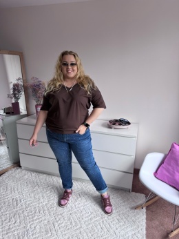 SPODNIE JEANS MOM FIT KRYSZTAŁKI (6 ROZMIARÓW)