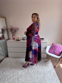 SUKIENKA LEYLA FIOLETOWA
