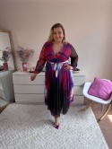 SUKIENKA LEYLA FIOLETOWA