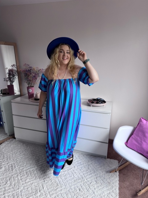 SUKIENKA LOLA HISZPANKA NIEBIESKA SUKIENKA LOLA HISZPANKA NIEBIESKA