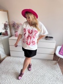 T-SHIRT BIAŁY SEREK krewetki By Szafana+