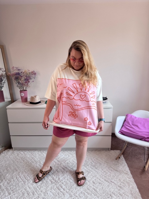 T-SHIRT OVERSIZE PLAŻA by Szafana+ T-SHIRT OVERSIZE PLAŻA by Szafana+