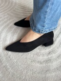 BUTY BALETKI W SZPIC BEŻOWE I CZARNE