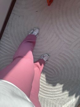 LEGGINSY FLARE różowe ROZMIAR 1