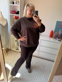 LEGGINSY MODELUJĄCE BRĄZOWE MNIEJSZE