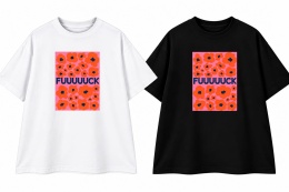 T-SHIRT FUUCK BIAŁY LUB CZARNY
